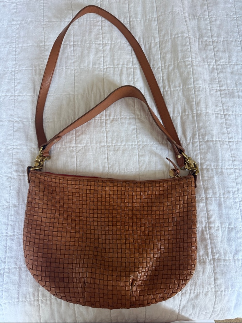 Clare V Moyen Messenger Bag in Brown - Picture 3 of 5